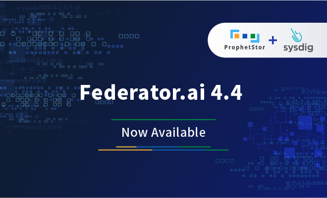 Federator.ai with Sysdig is available