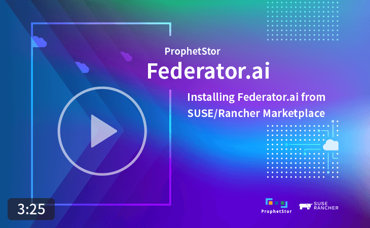 Installing Federator.ai from SUSE Rancher Marketplace
